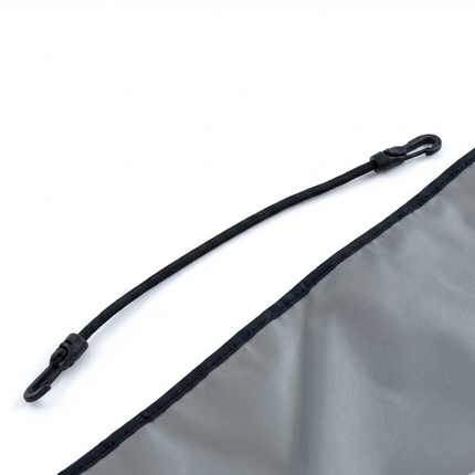 Deichselabdeckung Grau PVC