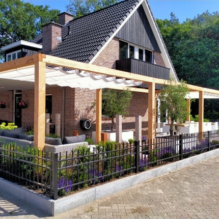 Schaduwdoeken Harmonicadoek Artic White