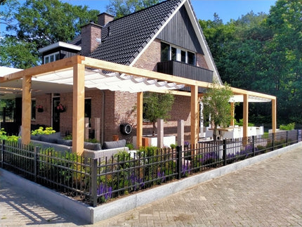 Schaduwdoeken Harmonicadoek Artic White